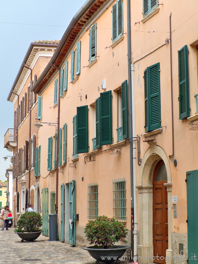 San Giovanni in Marignano (Rimini, Italy) - Old houses of the town